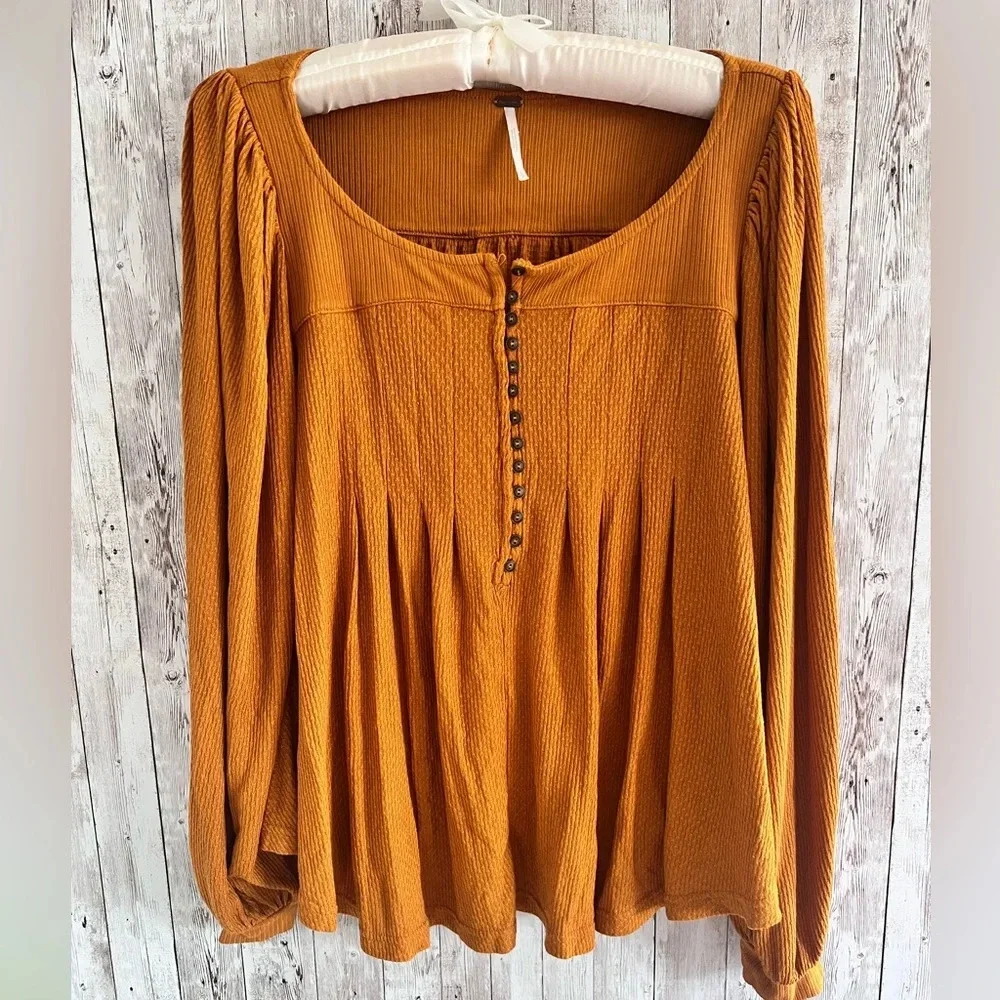 Free People Devin Knit Top Size Small - Picture 2 of 3